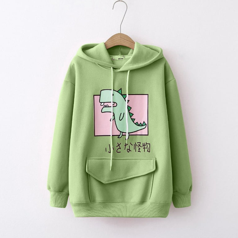 Pullover Hoodie Women Womens Casual Long Sleeve Cute Dinosaur Clothes for under  10 Dollars for Women Casual Sweatshirt Women