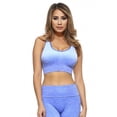 thumbnail image 1 of Women’s Dip Dye Ombre Athletic Bra Top - ROYAL BLUE, L, 1 of 5