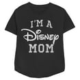thumbnail image 1 of Women's Disney I'm a Mom Distressed Logo Graphic Tee Black Small, 1 of 3