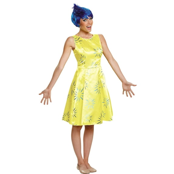 Disguise Disney Pixar's Inside Out Joy Deluxe Adult Costume Small 4-6 Female