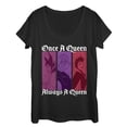thumbnail image 1 of Women's Disney Princesses Always a Queen  Scoop Neck Black Large, 1 of 3