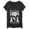 thumbnail image 1 of Women's Disney Princesses Fun Being Bad Wicked Witches  Scoop Neck Black Large, 1 of 4