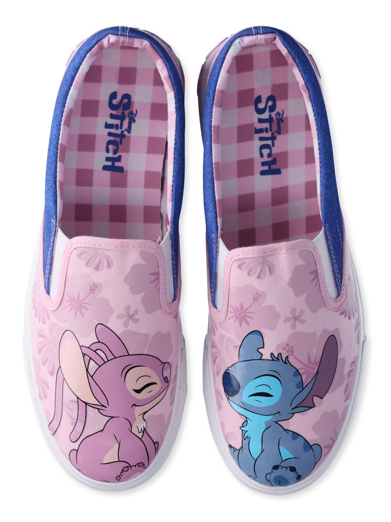 Women's Disney Stitch Low Top Slip On Sneaker, Sizes 6-11
