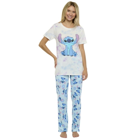 Women's Stitch T-Shirt and Pants Sleepwear 2-Piece Set Disney Lilo and Stitch