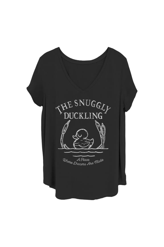 Women's Disney Tangled Snuggly Duckling Motto Graphic T-Shirt