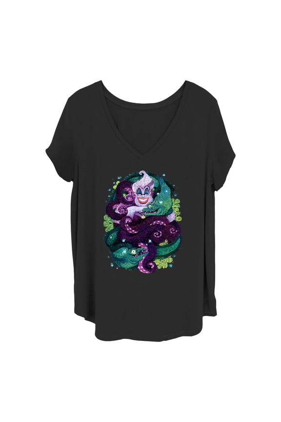 Women's Disney Ursula Portrait Graphic T-Shirt