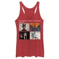 thumbnail image 1 of Women's Disney Villains Valentine's Day Meme EVIL Racerback Tank Top Red Heather 2X Large, 1 of 4