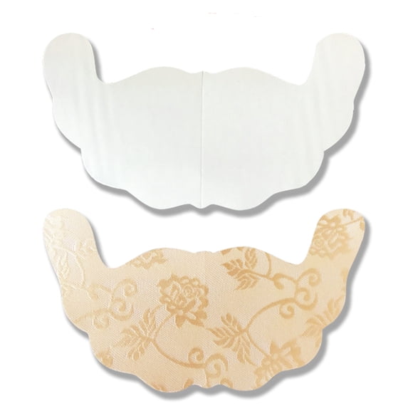 Women's Disposable Lace Chest Stickers - Self-Adhesive U-Shaped Bra, Satin Material, All Occasions, Multi-Size