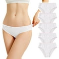 thumbnail image 1 of Women’s Disposable Underwear For Travel Stays Panties White(5pk) Underpants for Women over 60 Ladies Workout Underwear Underwear plus Size 3x Lane Underwear Bikinis for Women Underwear Panties, 1 of 7