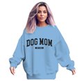 thumbnail image 1 of Women's Dog Lover Sweatshirt Long Sleeve Crew Neck Pullover For Dog Moms, 1 of 2
