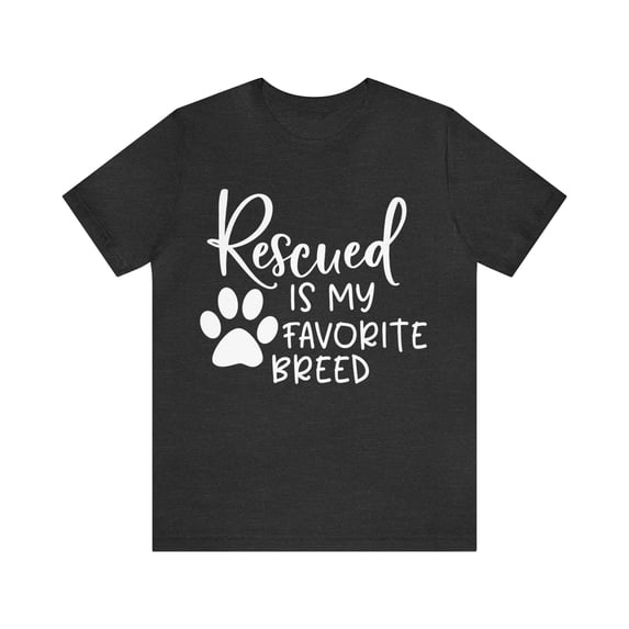 Women's Dog Rescue Shirt Who Rescued Who T-Shirt Dog Rescue Gift