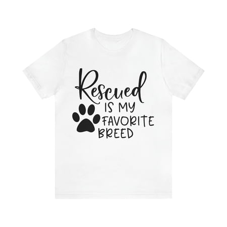 Women's Dog Rescue Shirt Who Rescued Who T-Shirt Dog Rescue Gift