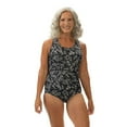 thumbnail image 1 of Women's Dolfin Conservative One-Piece Lap Swimsuit Color: Oasis Size: 14, 1 of 5