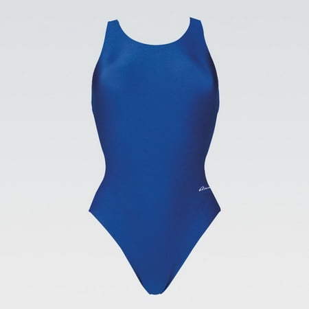 Women's Dolfin Ocean Performance Back Solid One-Piece Swimsuit Color: Royal Size: 38 COMP