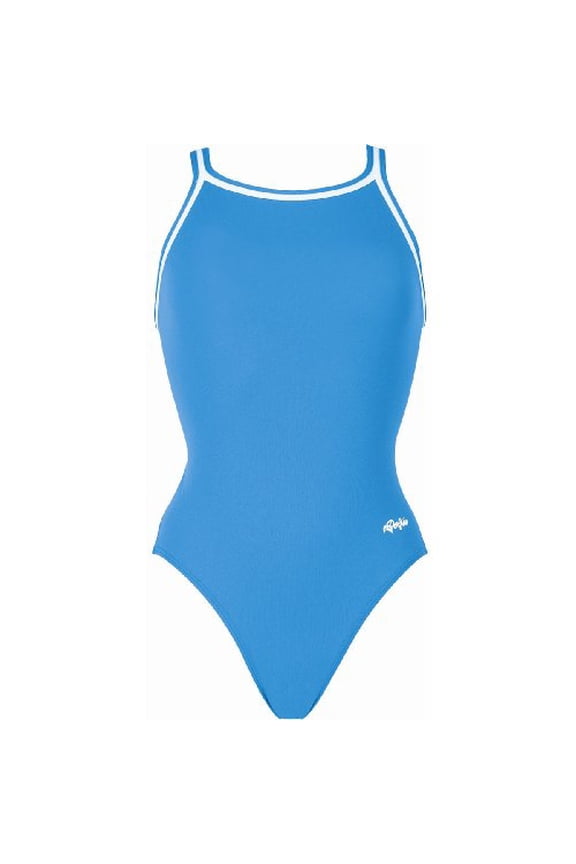 Women's Dolfin Team Solid DBX Back Competitive One-Piece Swimsuit Color: Black Size: 30 COMP