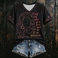 thumbnail image 1 of Women's Dolly Shirts Country Music Legend Printed Top Lightweight Tee Unique Artwork Soft Breathable Casual Tops XL, 1 of 5