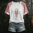thumbnail image 1 of Women's Dolly Shirts Country Music Legend V Neck Printed Top Lightweight Tee Artwork Retro Graphic T‑Shirt Tops M, 1 of 5