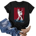 thumbnail image 1 of Women's Dolly Shirts Dolly Country Music Legend T‑Shirt, Crewneck Short Sleeve Vintage Retro Graphic Tee Loose Fit Casual Tops for Women Daily Outfit L, 1 of 4