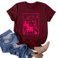 thumbnail image 1 of Women's Dolly Shirts Unisex Dolly Country Music Graphic T‑Shirt, Crewneck Short Sleeve Vintage Tee Loose Fit Casual Retro Tops for Women Daily Wear L, 1 of 4