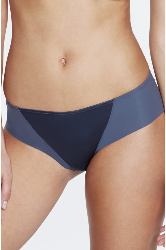 Women’s Bianca Laser-Cut Brief Style 420 – Seamless Satin No-Show, Stretchy Comfort, Flattering Fit