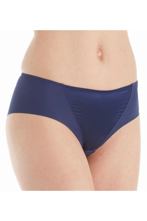 Women’s Bianca Laser-Cut Brief Style 420 – Seamless Satin No-Show, Stretchy Comfort, Flattering Fit