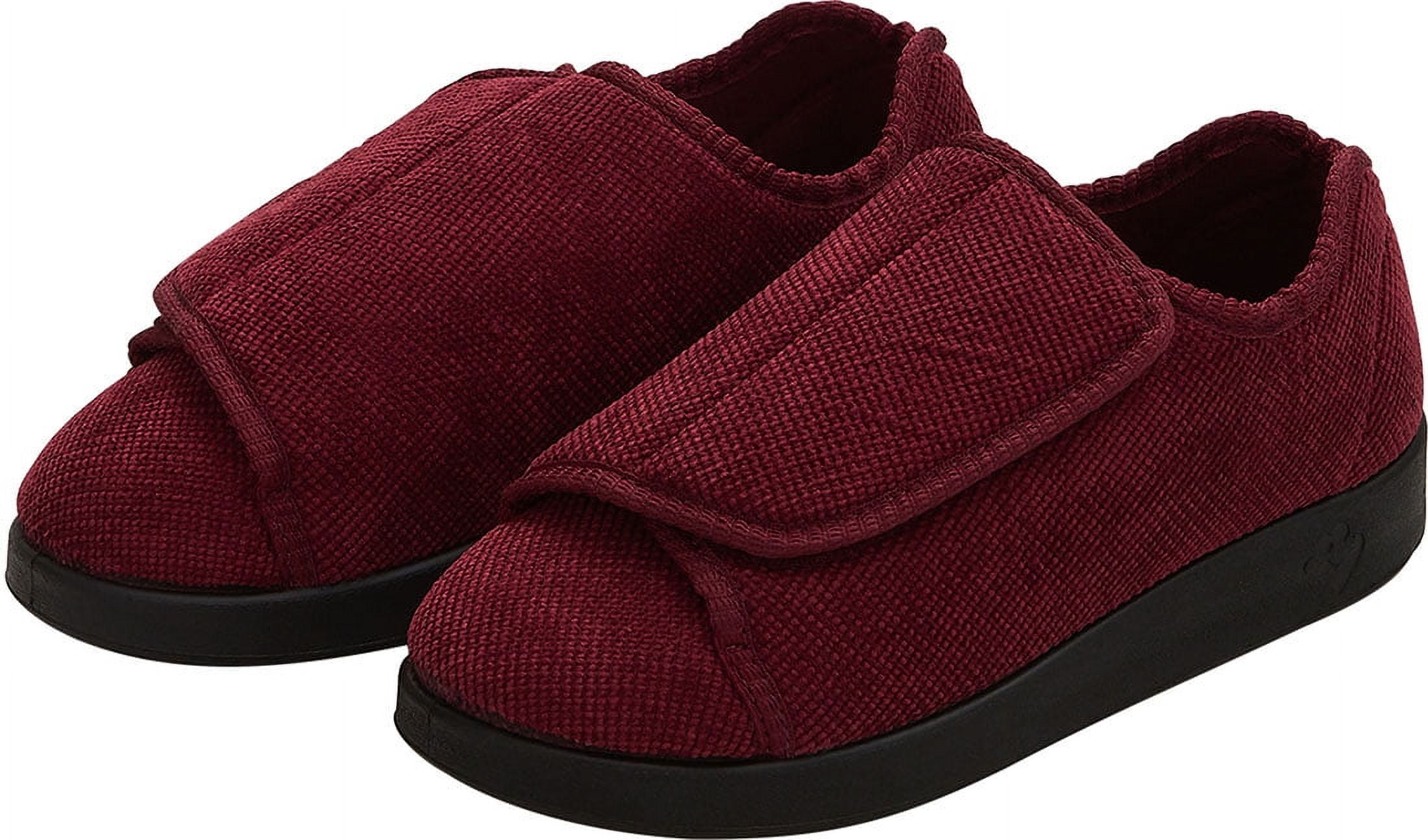 Wide Width Women's Velcro Slippers Swollen Feet Women's