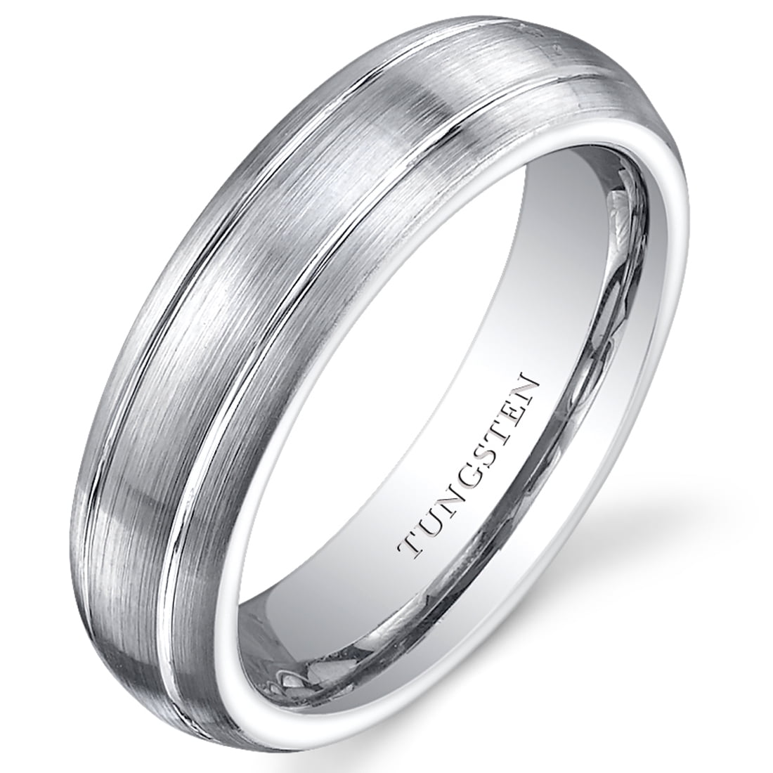 Brushed wedding deals band