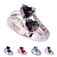 thumbnail image 1 of Women's Double Heart-Shaped Ring - Engagement and Promise Jewelry for Valentine's, Anniversary and Mother's Day, 1 of 6