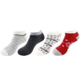 thumbnail image 1 of BambooMN Women's Double Layer Extra Thick Cozy Warm Fuzzy Comfy Cabin Socks, 4 Pairs - Assortment K, 1 of 4