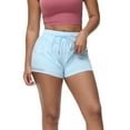 thumbnail image 1 of Women's Double Layer Running Shorts with Ventilation Cutouts- XX Large ,Blue, 1 of 6