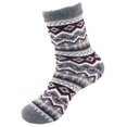 thumbnail image 1 of Women's Double Layer Thick Super Soft Cozy Warm Fuzzy Comfy Home Indoor Outdoor Cabin Sock, Style 52, 1 of 4