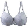thumbnail image 1 of Women's Double Lined Bralettes New Women's Large Size Comfortable Breathable Bra Underwear No Rims Blue 3Xl, 1 of 8