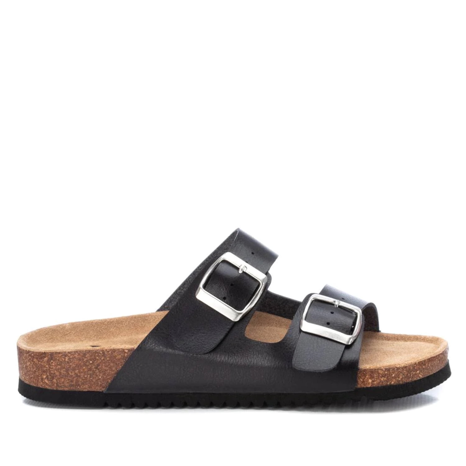 Supreme Black Dual Buckle Strap Sandals dg-40441801-1 main image 3
