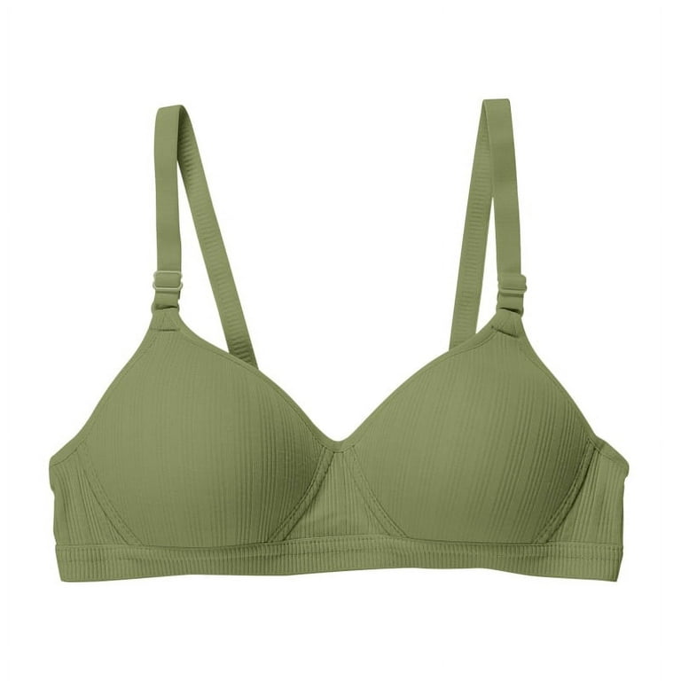 Women's Double Support Convertible Straps Wirefree Seamless Bra