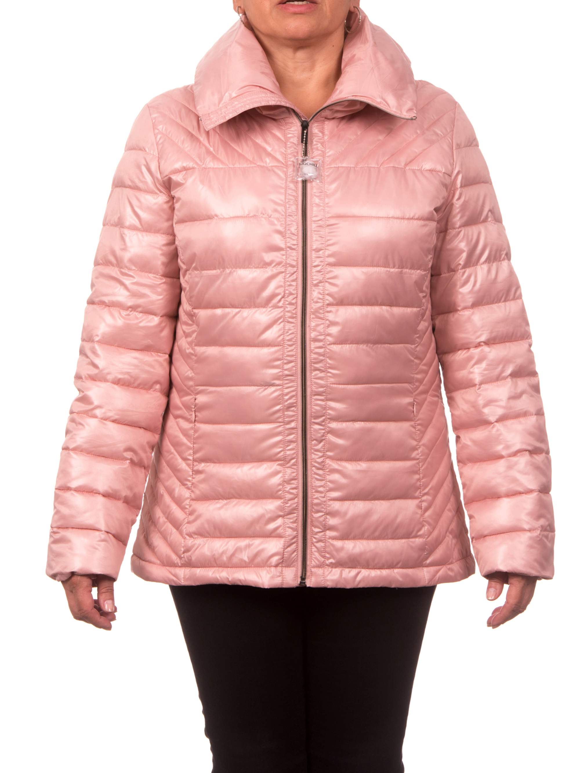 Women's Down Blend Quilted Jacket with Convertible Collar - image 1 of 2