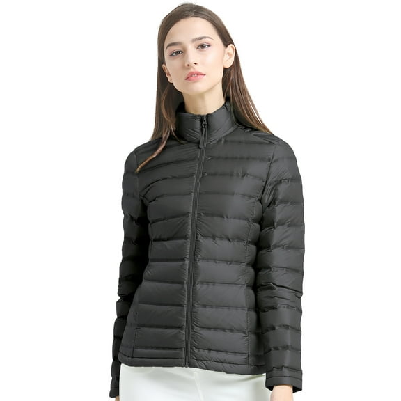 Women's Down Jacket Packable Ultralight Slim Fit Outwear Quilted Winter Wram Ladies Puffer Coat