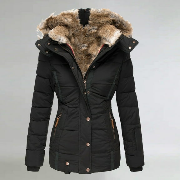 Women's Down Jackets Females Down Coats Winter Lapel Button Long Trench Coat Warm Thick Hooded Outwear High Quality