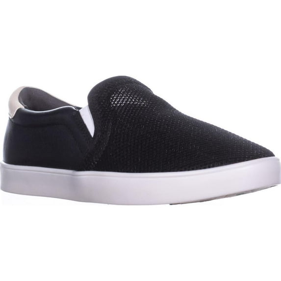 Dr. Scholl's; Women's Casual Dress Shoes Slip-On Fashion 1-Inch Heel Sneakers, Black Knit