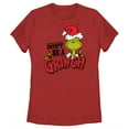 thumbnail image 1 of Women's Dr. Seuss Christmas Don't Be a Grinch  Graphic T-Shirt, 1 of 4