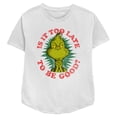 thumbnail image 1 of Women's Dr. Seuss Christmas Grinch Is it too Late Graphic T-Shirt, 1 of 3
