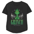 thumbnail image 1 of Women's Dr. Seuss Christmas Grinch You're a Mean One Portrait  Graphic T-Shirt, 1 of 3