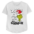thumbnail image 1 of Women's Dr. Seuss Christmas Grinch You're a Mean One Portrait  Graphic T-Shirt, 1 of 3
