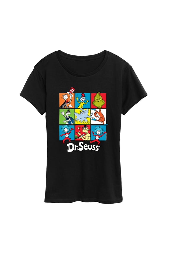 - Character Grid - Women's Short Sleeve Graphic T-Shirt