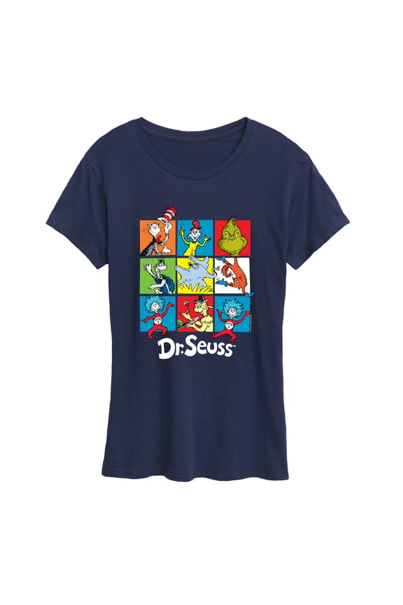 - Character Grid - Women's Short Sleeve Graphic T-Shirt