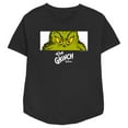 thumbnail image 1 of Women's Dr. Seuss Grinch Eyes Graphic Crop T-Shirt, 1 of 3