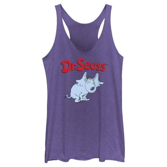 Women's Dr. Seuss Horton Portrait Racerback Tank Top