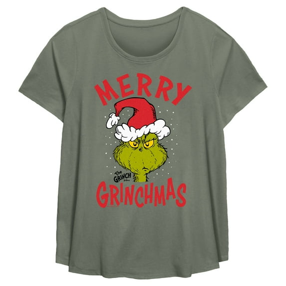 Women's Dr. Seuss Merry Grinchmas Graphic T-Shirt