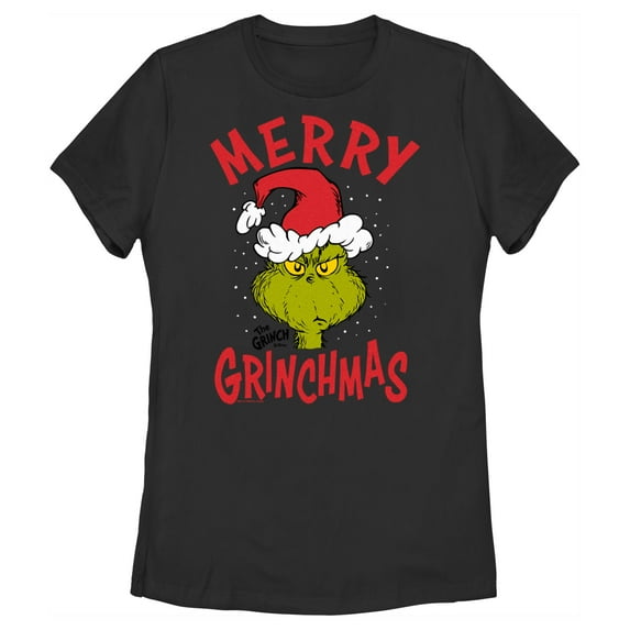 Women's Dr. Seuss Merry Grinchmas Graphic T-Shirt