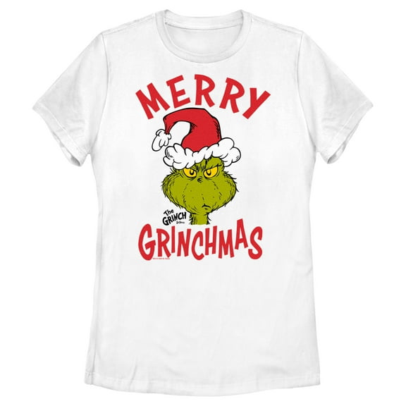 Women's Dr. Seuss Merry Grinchmas  Graphic T-Shirt