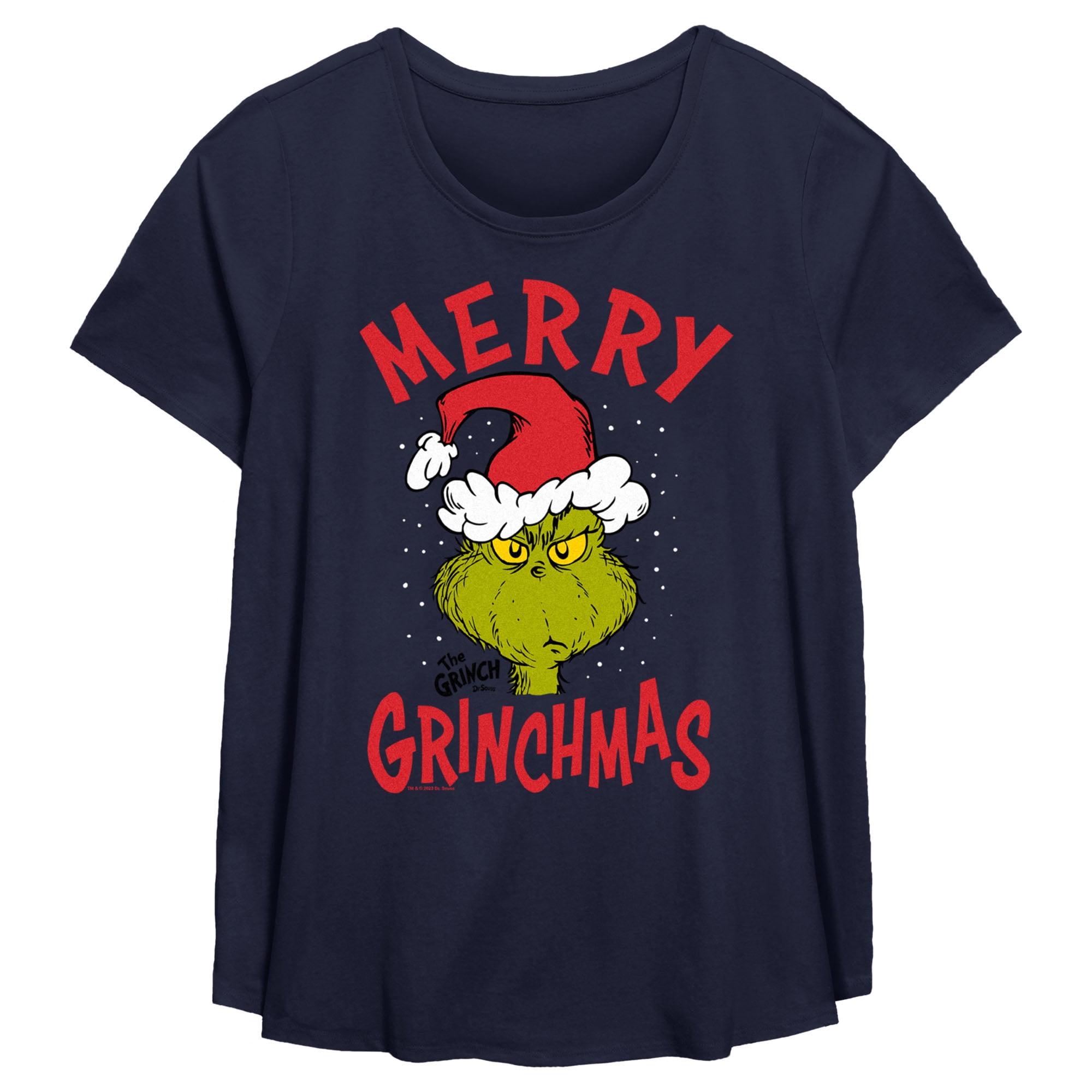 Women's Dr. Seuss Merry Grinchmas Graphic TShirt
